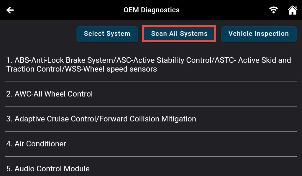 Scan All Systems